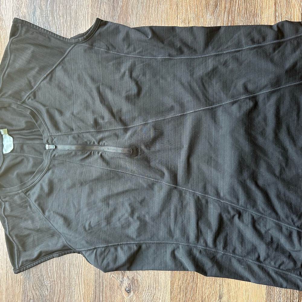 ATHLETA Black  Zip-Up Top